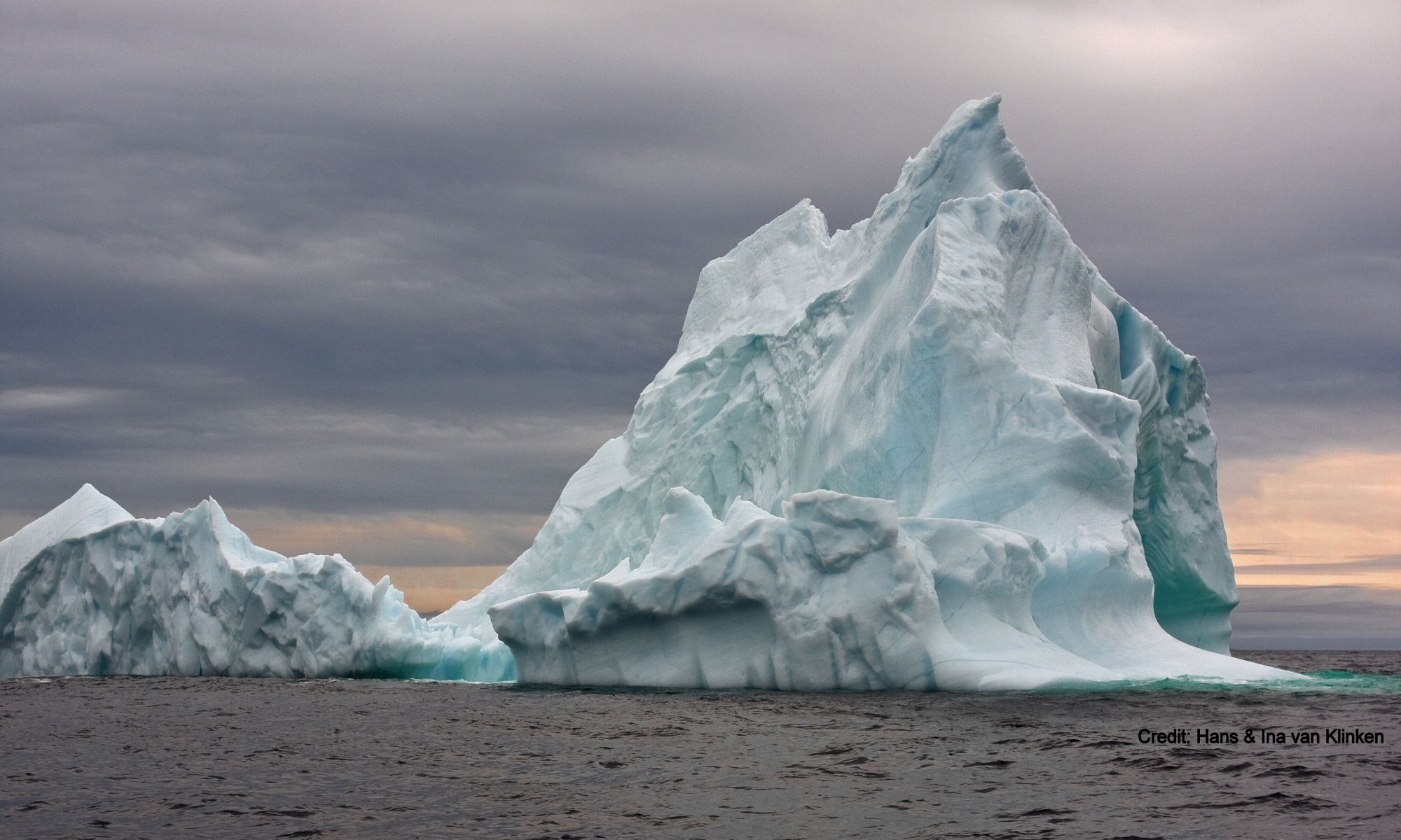 Iceberg in Hare Bay near Main Brook, NL